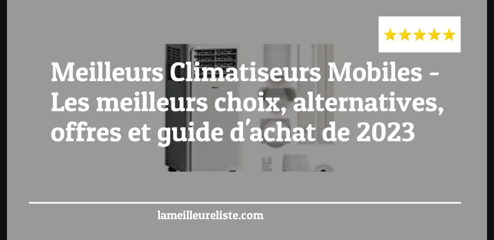 Meilleurs Climatiseurs Mobiles