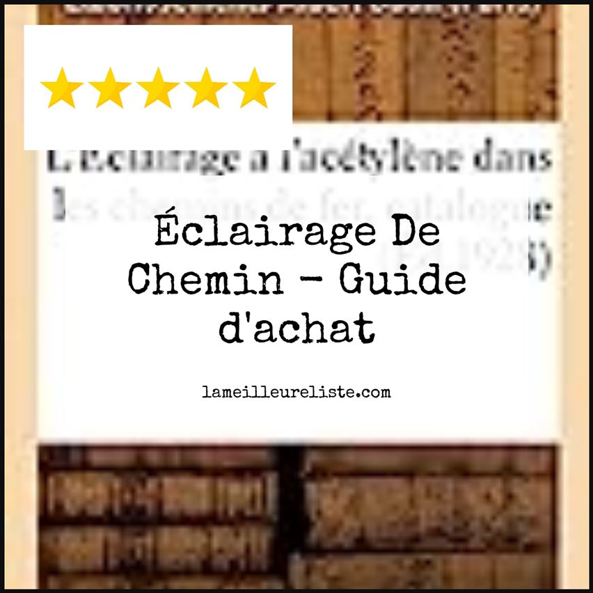 Éclairage De Chemin - Buying Guide