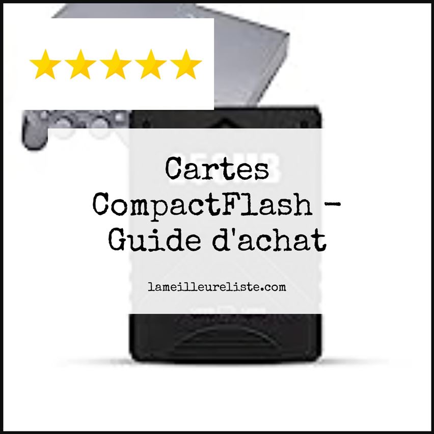 Cartes CompactFlash - Buying Guide