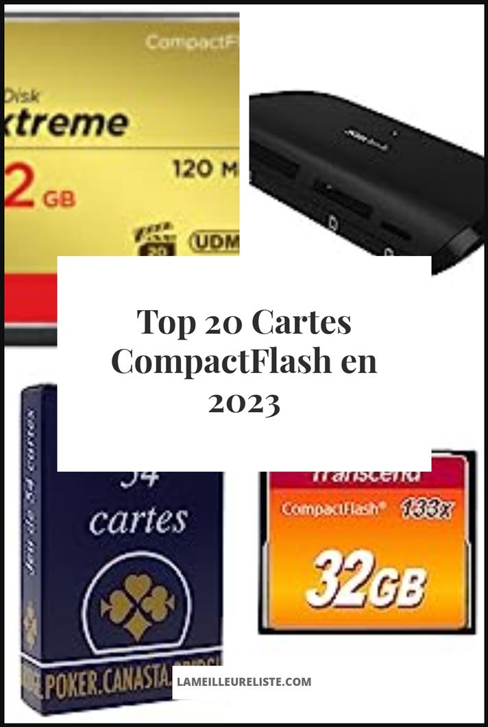 Cartes CompactFlash - Buying Guide